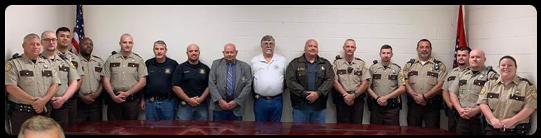 Sheriff and deputies