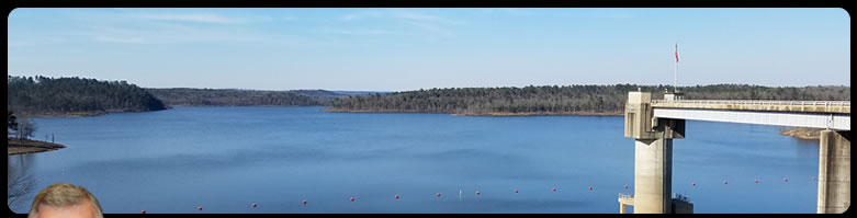 Millwood Lake view from dam